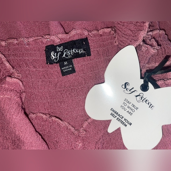 NWT SELF ESTEEM TOP SLEEVELESS SIZE M - Picture 5 of 7